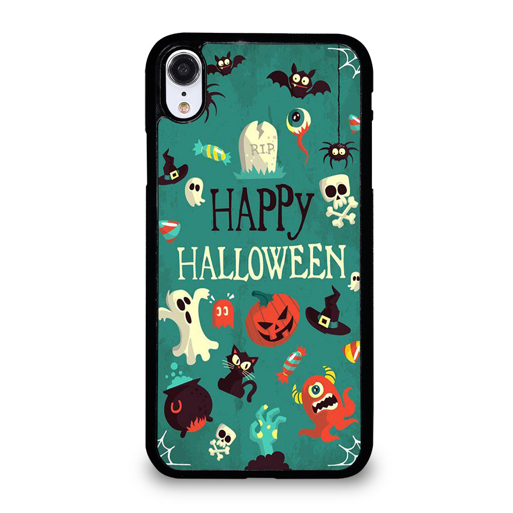 Happy Halloween Pumpkin Collage iPhone XR Case