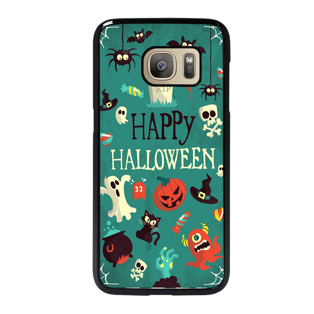 Happy Halloween Pumpkin Collage Samsung Galaxy S7 Case