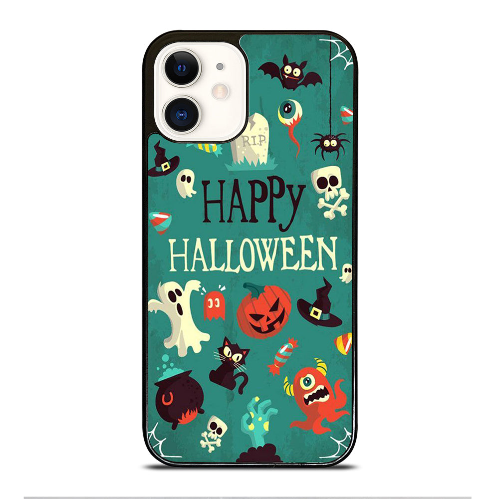 Happy Halloween Pumpkin Collage iPhone 12 Case