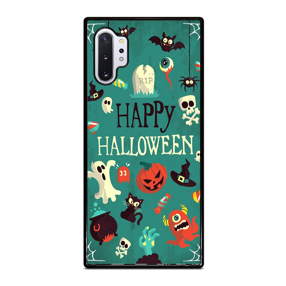 Happy Halloween Pumpkin Collage Samsung Galaxy Note 10 Plus Case