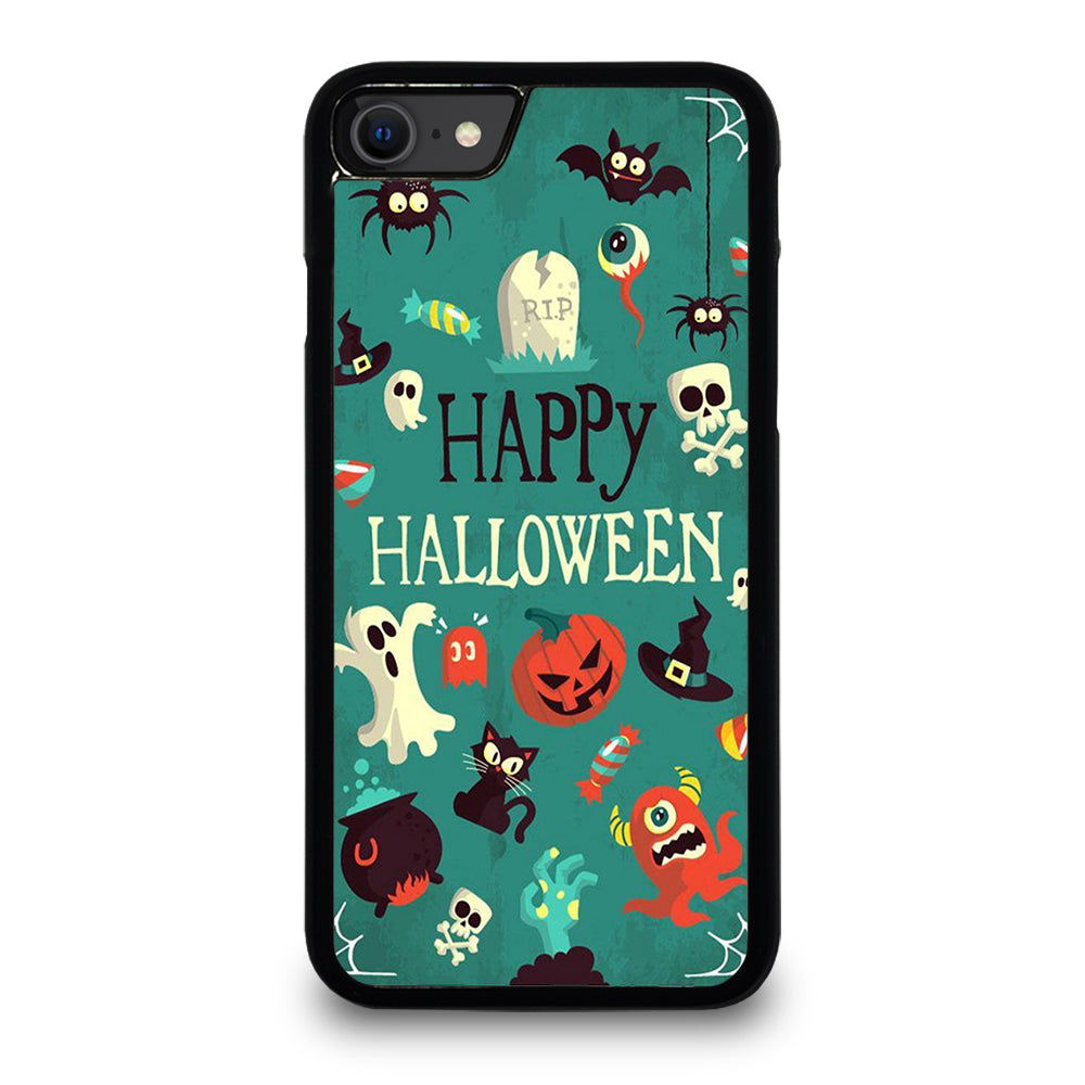 Happy Halloween Pumpkin Collage iPhone SE 2020 Case