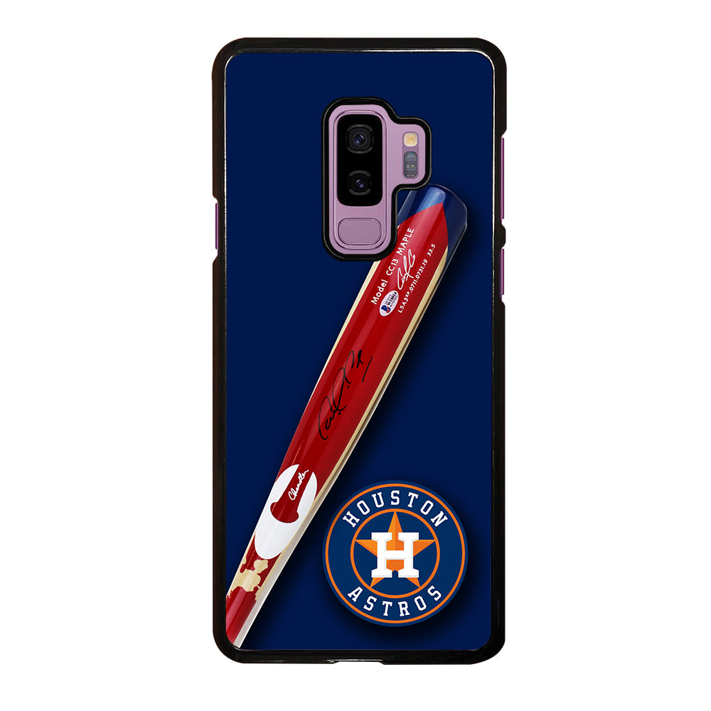 Houston Astros Correa's Stick Signed Samsung Galaxy S9 Plus Case