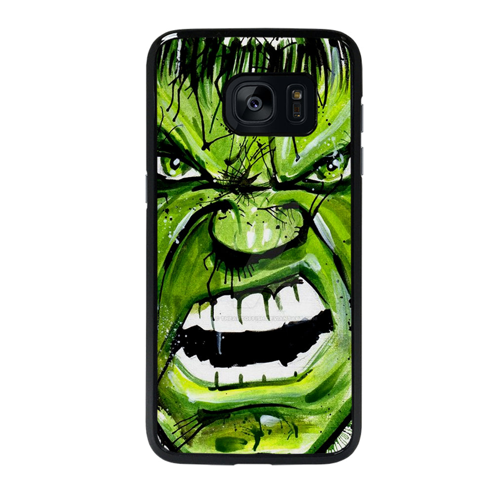 Hulk Comic Face Samsung Galaxy S7 Edge Case
