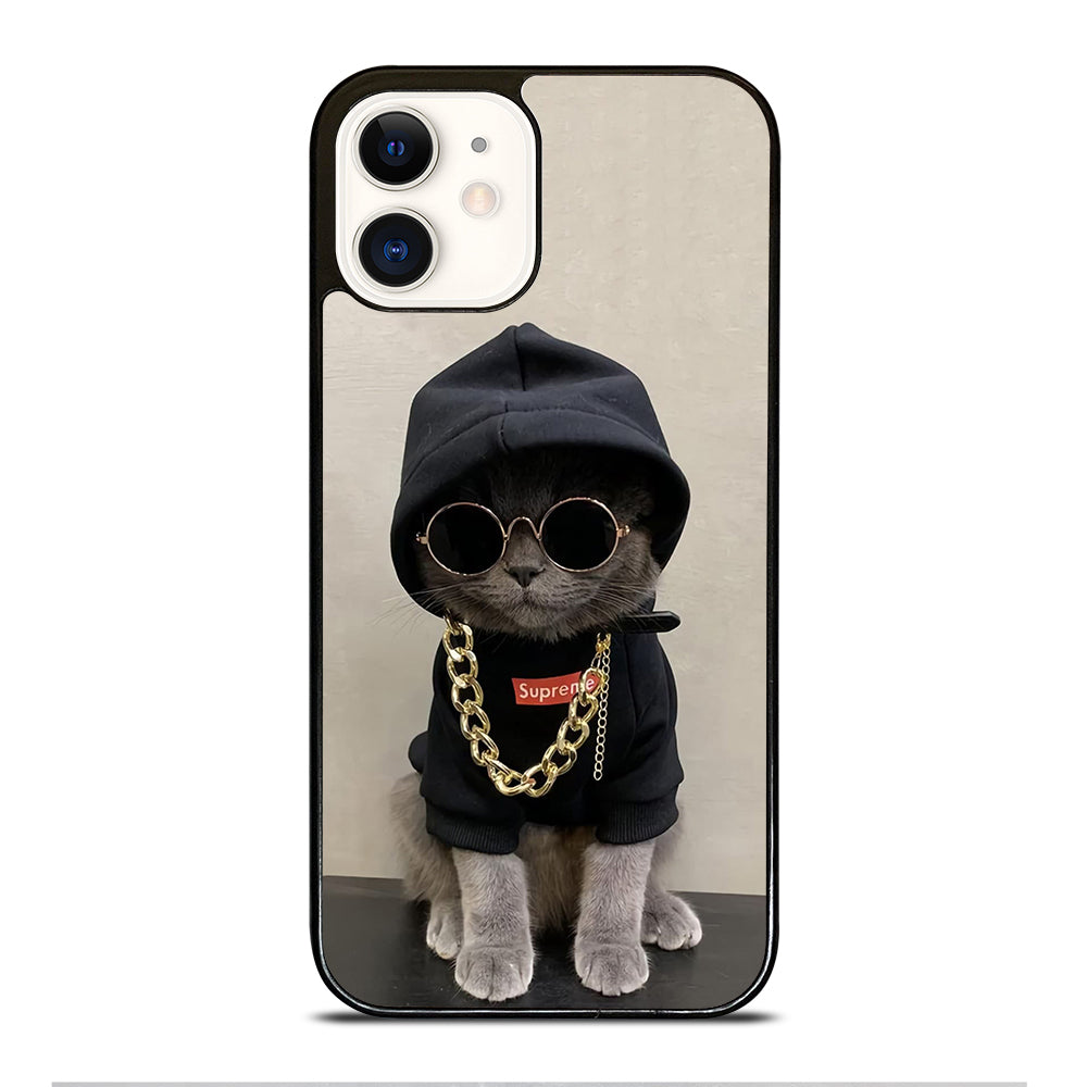 Hype Beast Cat iPhone 12 Case