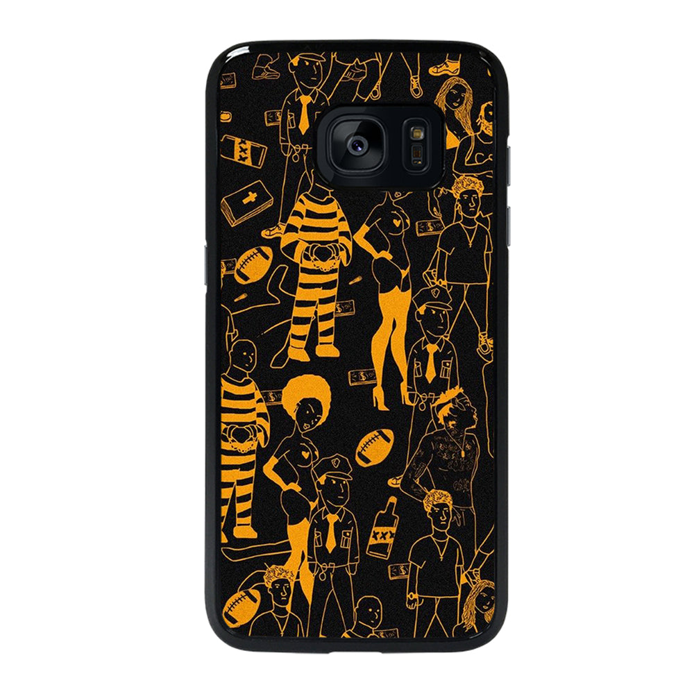 J-COLE THE NEVER STORY Samsung Galaxy S7 Edge Case