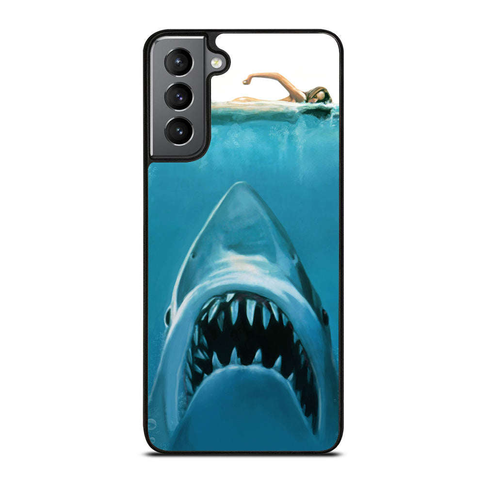 JAWS SHARK DANGER Samsung Galaxy S21 Plus 5G Case