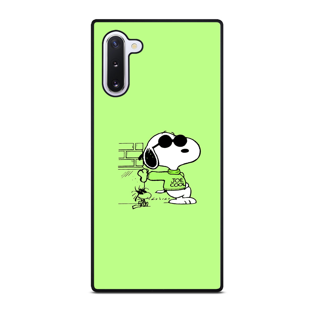 Joe Cool Snoopy Dog Samsung Galaxy Note 10 Case