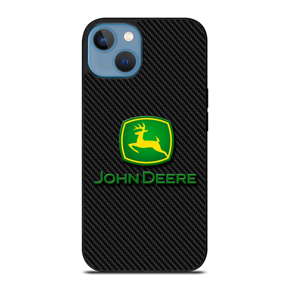 John Deere Carbon Motif Wallpaper iPhone 13 Case