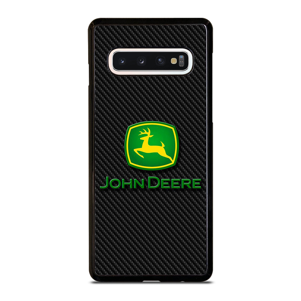 John Deere Carbon Motif Wallpaper Samsung Galaxy S10 Case