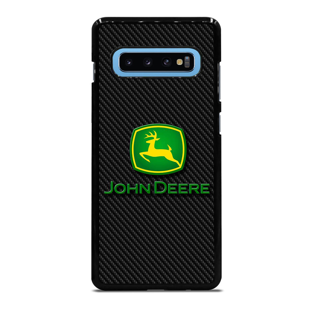 John Deere Carbon Motif Wallpaper Samsung Galaxy S10 Plus Case