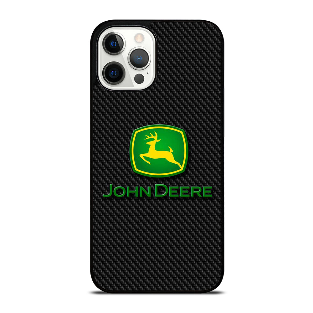 John Deere Carbon Motif Wallpaper iPhone 12 Pro Max Case
