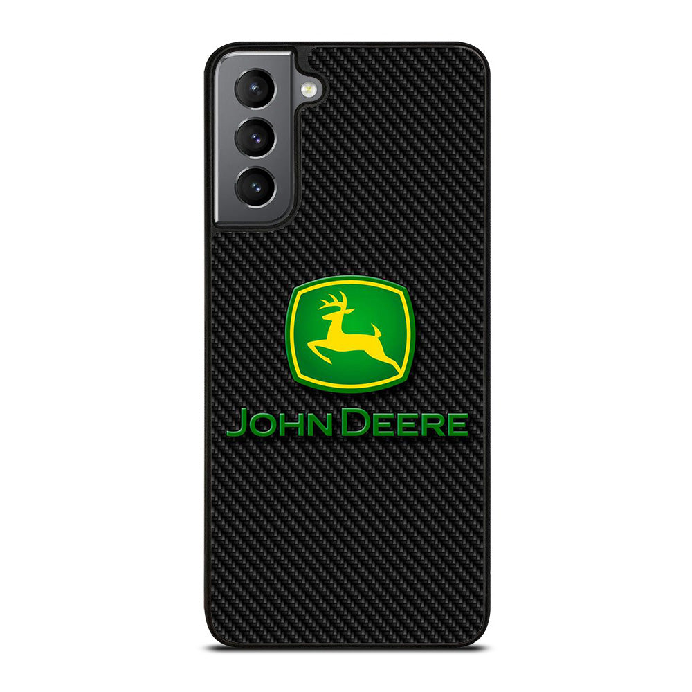 John Deere Carbon Motif Wallpaper Samsung Galaxy S21 Plus 5G Case
