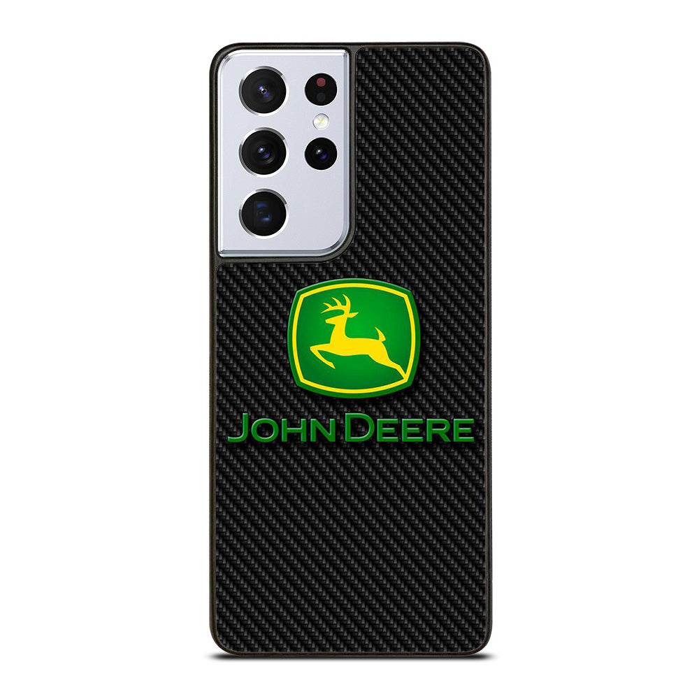 John Deere Carbon Motif Wallpaper Samsung Galaxy S21 Ultra 5G Case