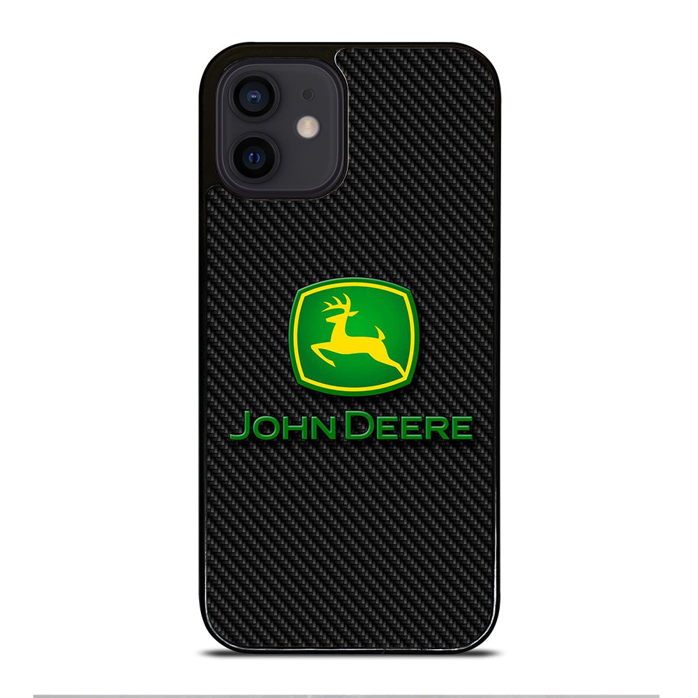John Deere Carbon Motif Wallpaper iPhone 12 Mini Case
