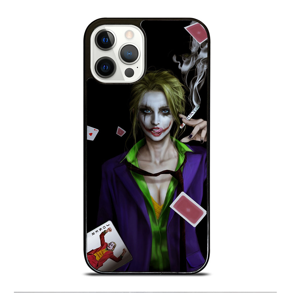 Joker Girl Smoking iPhone 12 Pro Case
