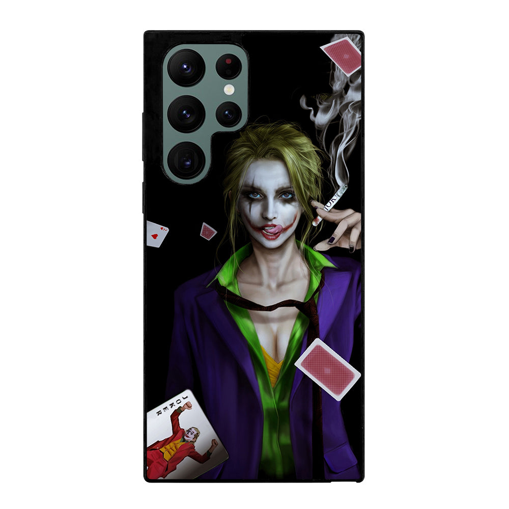 Joker Girl Smoking Samsung Galaxy S22 Ultra 5G Case