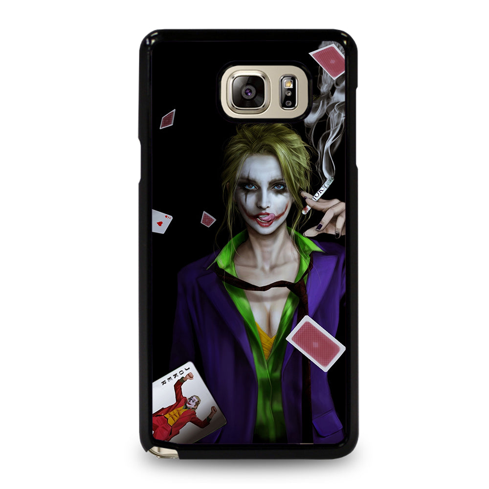 Joker Girl Smoking Samsung Galaxy Note 5 Case