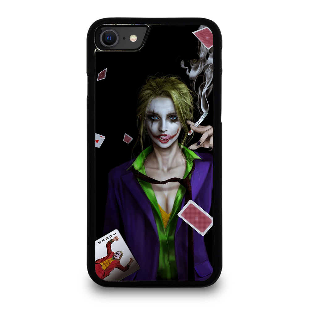 Joker Girl Smoking iPhone SE 2020 Case
