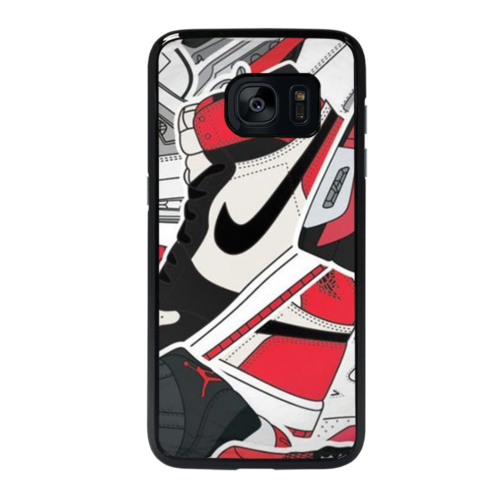 Jordan Shoe Image Samsung Galaxy S7 Edge Case