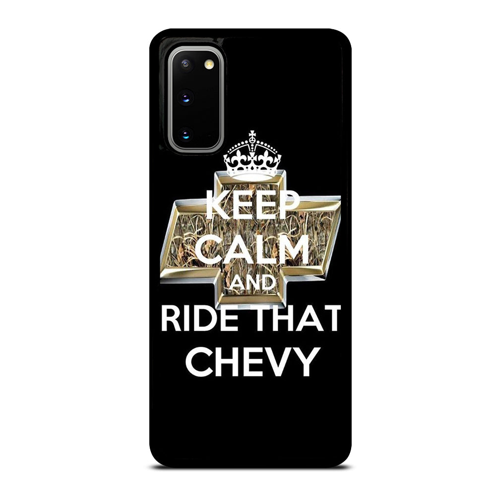 KEEP CALM AND RIDE THAT CHEVY Samsung Galaxy S20 / S20 5G Case