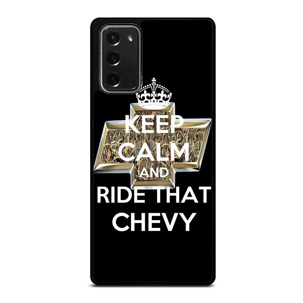 KEEP CALM AND RIDE THAT CHEVY Samsung Galaxy Note 20 Case
