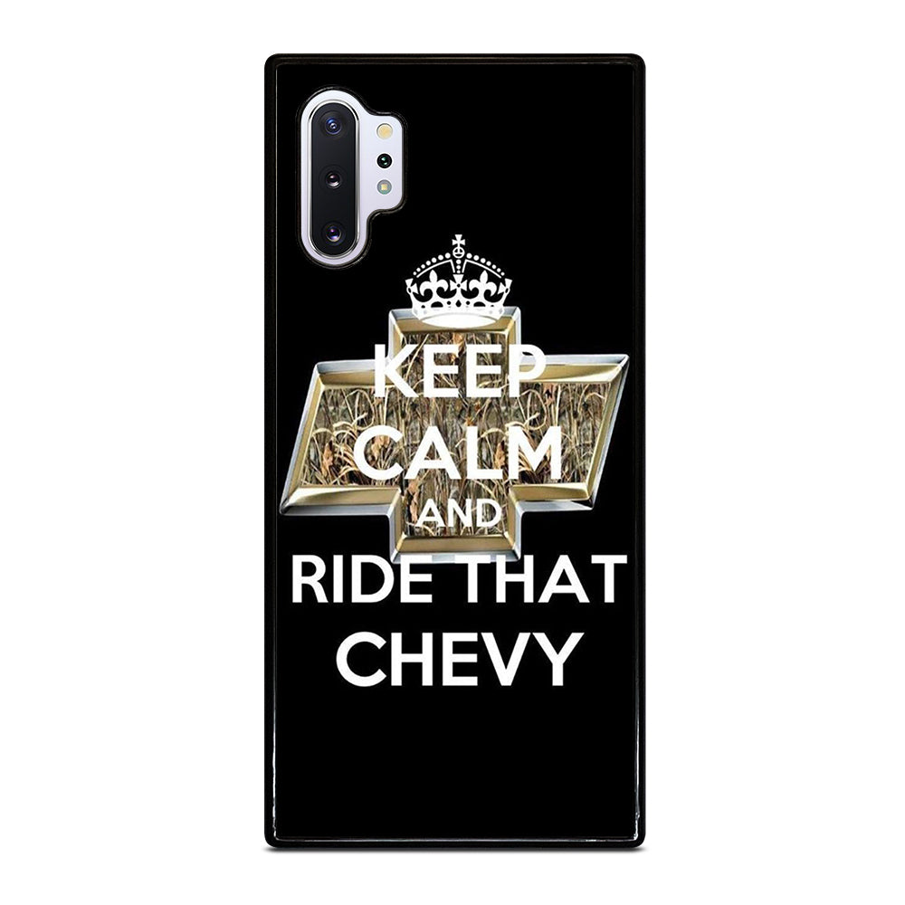 KEEP CALM AND RIDE THAT CHEVY Samsung Galaxy Note 10 Plus Case