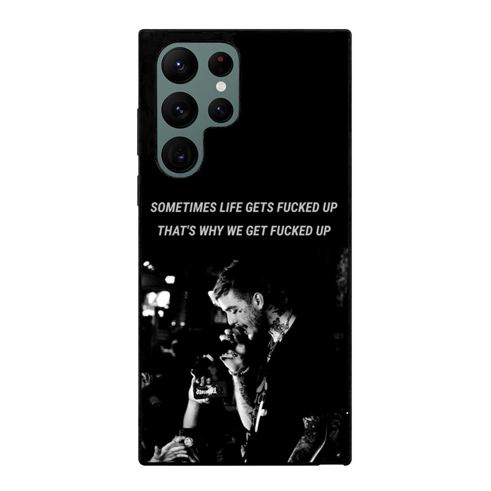 LIL PEEP QUOTE Samsung Galaxy S22 Ultra 5G Case