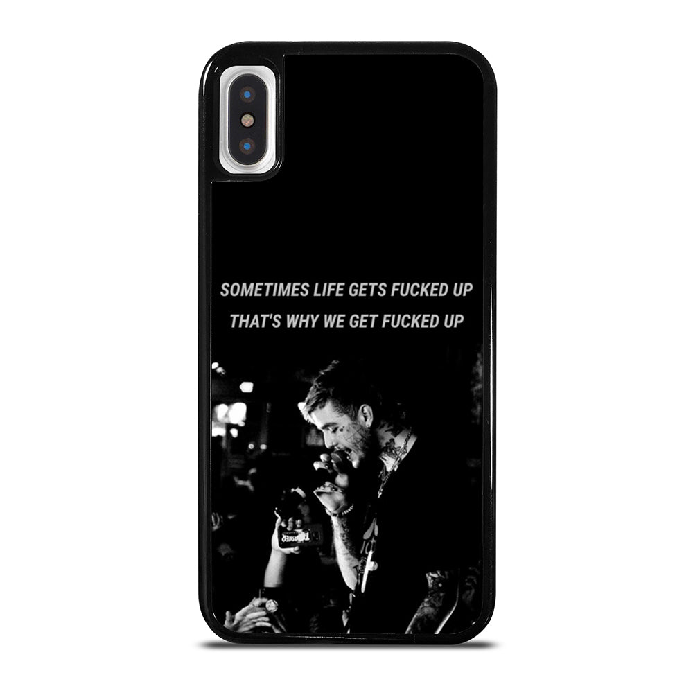LIL PEEP QUOTE iPhone X / XS Case