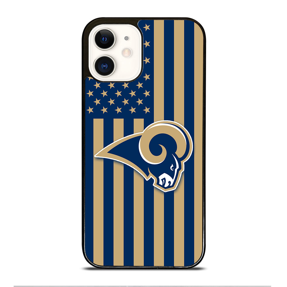Los Angeles Rams NFL Logo iPhone 12 Case