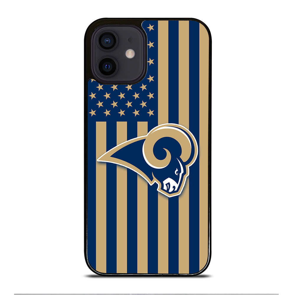 Los Angeles Rams NFL Logo iPhone 12 Mini Case