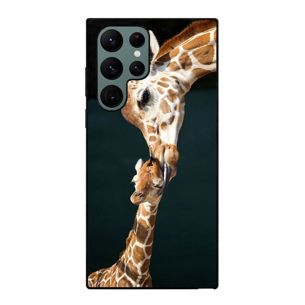 MOM TOUCHES BABY GIRAFFE Samsung Galaxy S22 Ultra 5G Case