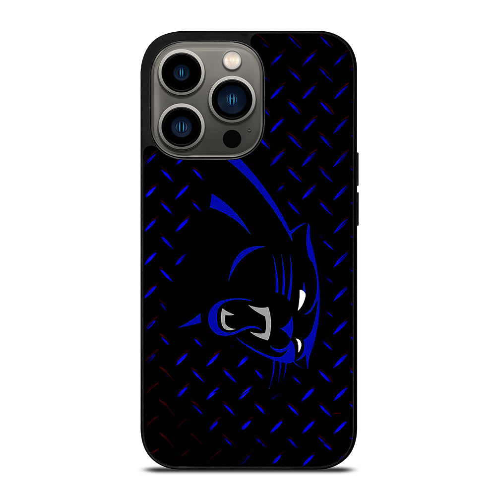 Metal Caroline Panthers iPhone 13 Pro Case