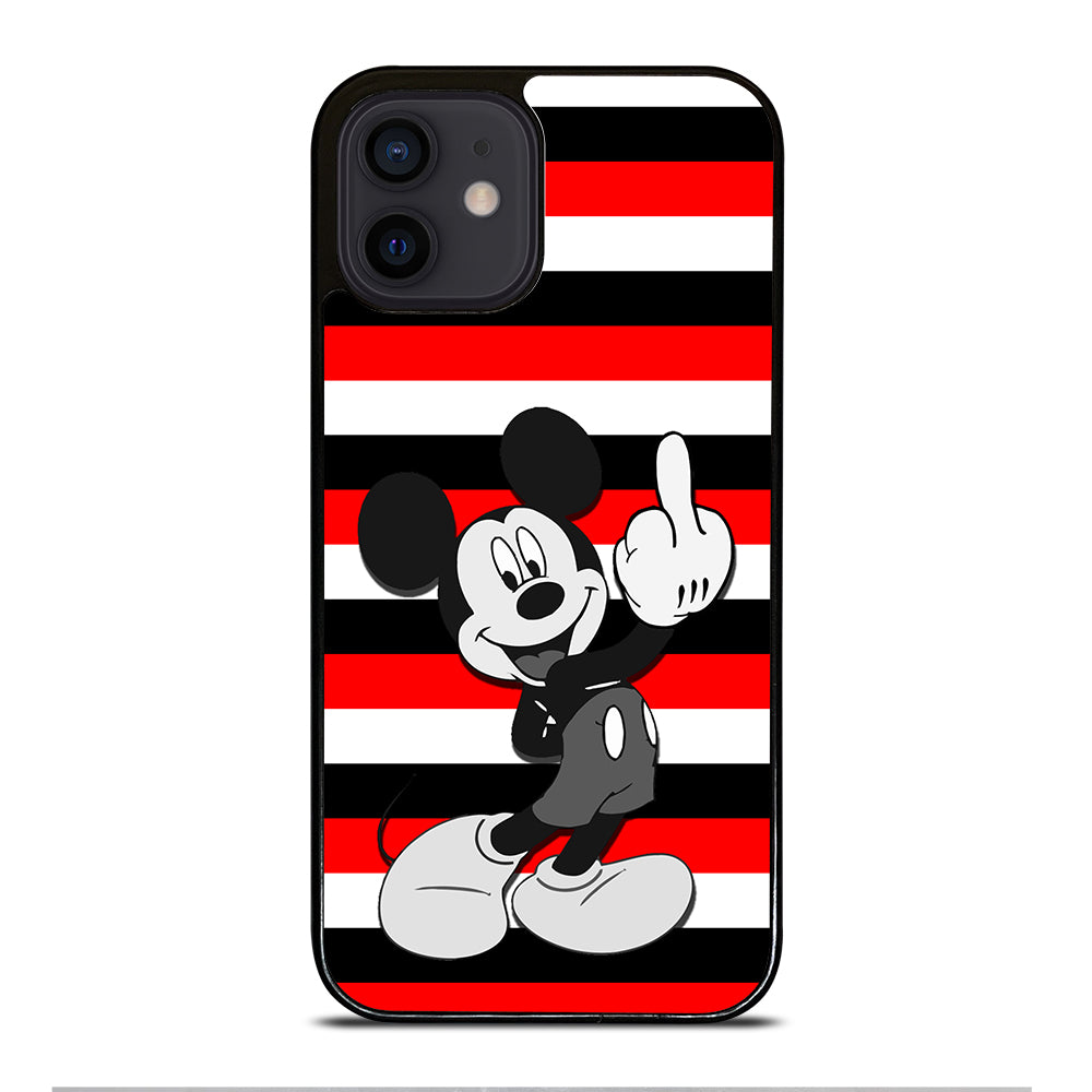 Mickey Mouse Middle Finger iPhone 12 Mini Case