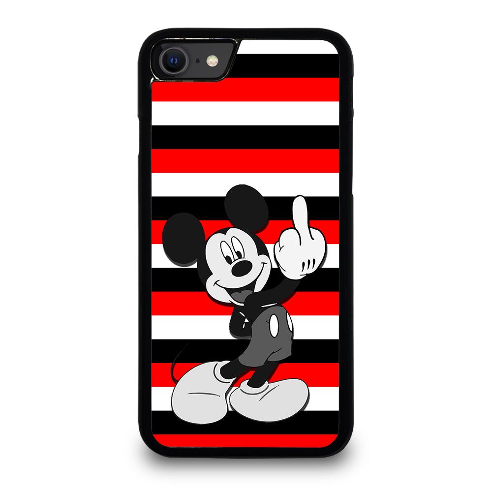 Mickey Mouse Middle Finger iPhone SE 2020 Case