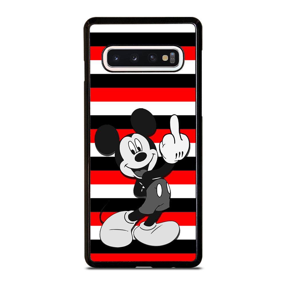 Mickey Mouse Middle Finger Samsung Galaxy S10 Case