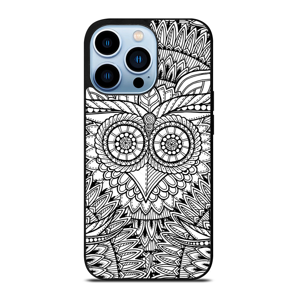 NEW AZTEC OWL MANDALA iPhone 13 Pro Max Case