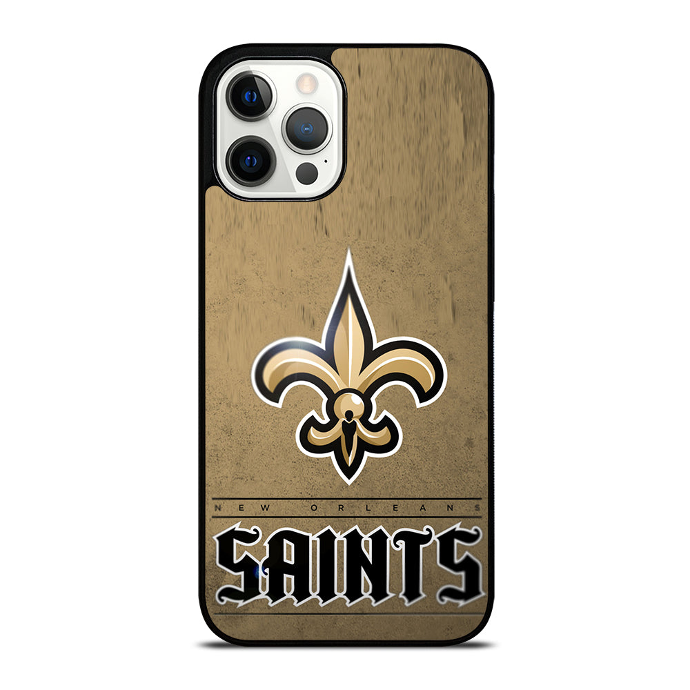 NEW ORLEANS SAINTS LOGO AND BACKGROUND iPhone 12 Pro Max Case