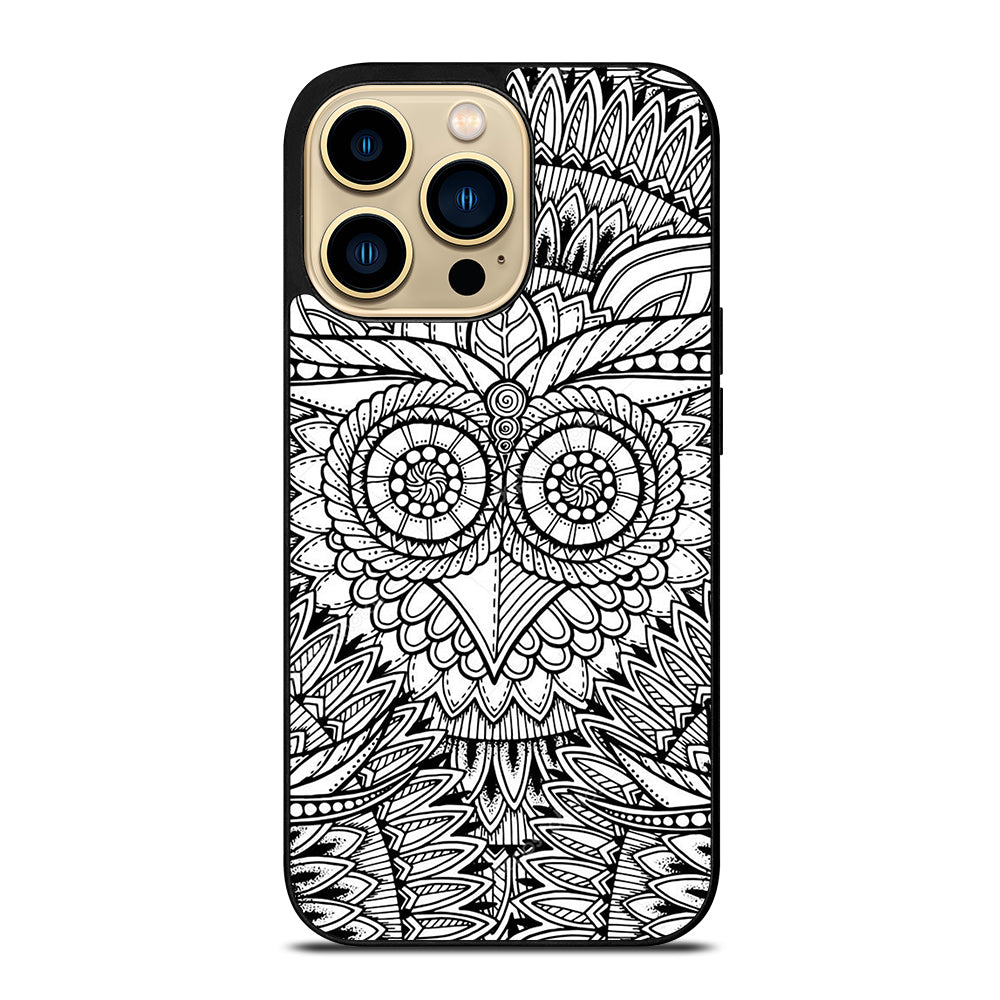 NEW AZTEC OWL MANDALA iPhone 14 Pro Max Case
