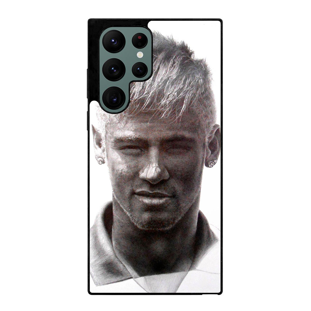 NEYMAR JR MONOCHROME FACE Samsung Galaxy S22 Ultra 5G Case