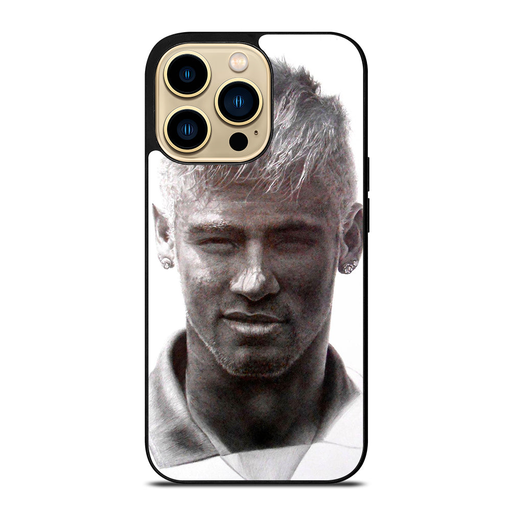 NEYMAR JR MONOCHROME FACE iPhone 14 Pro Max Case