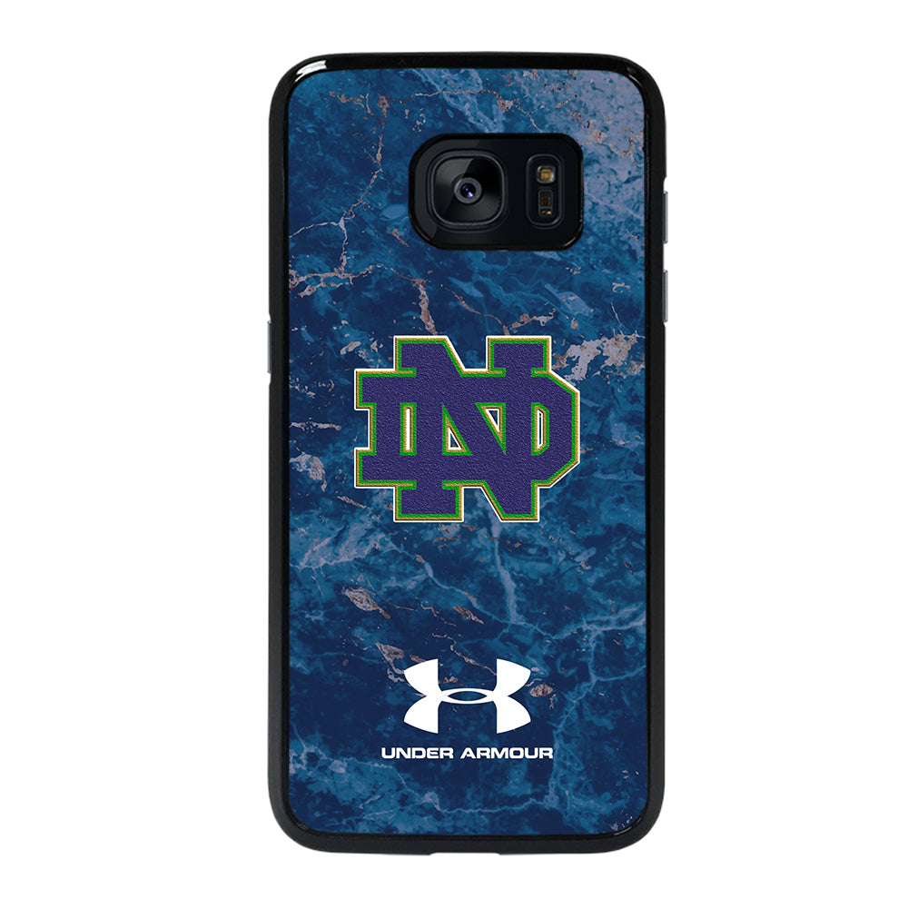 Notre Dame Under Armour Marble Samsung Galaxy S7 Edge Case