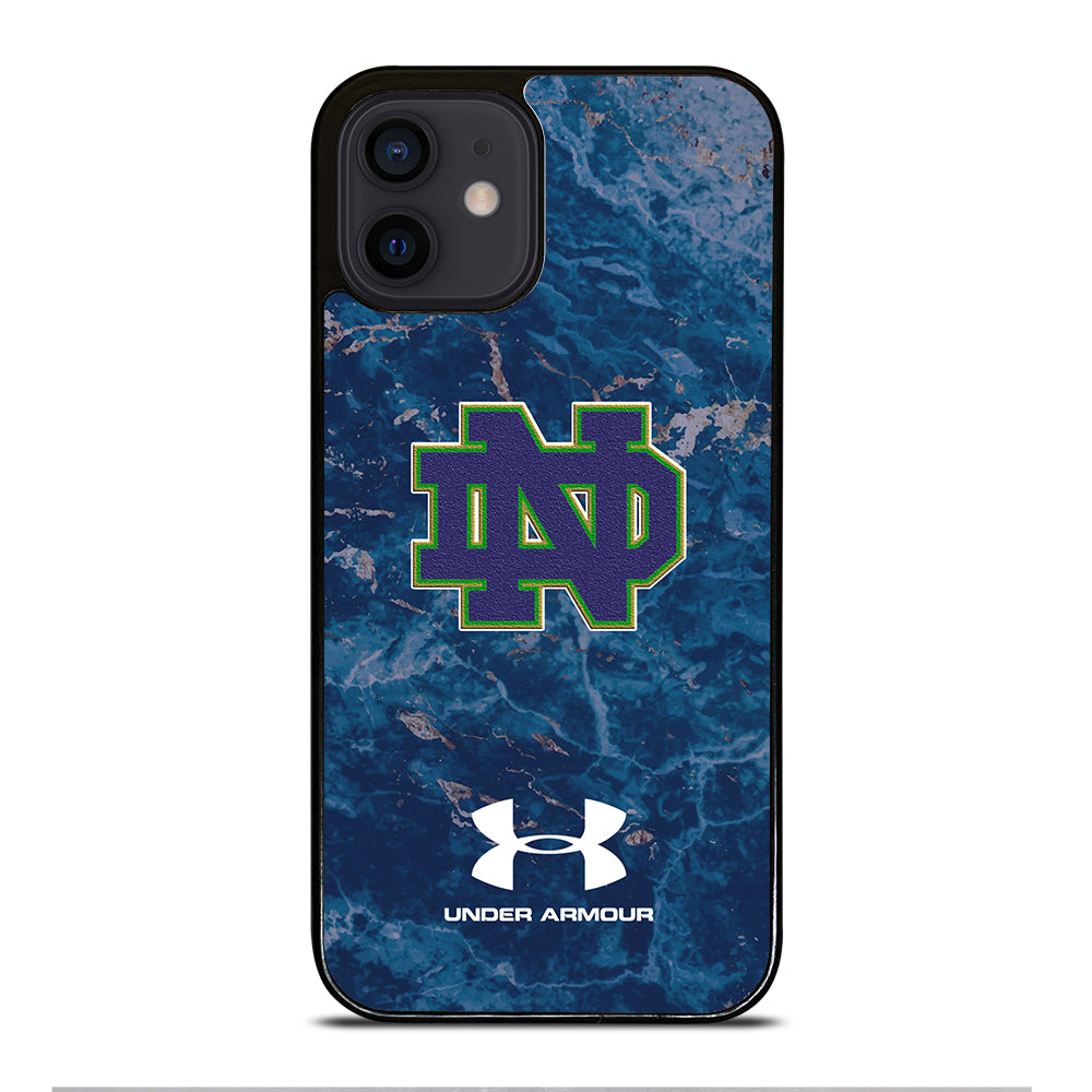 Notre Dame Under Armour Marble iPhone 12 Mini Case