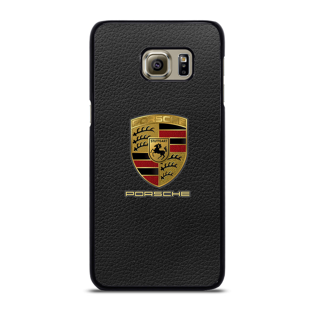 Porsche Leather Logo Samsung Galaxy S6 Edge Plus Case