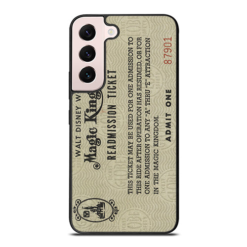 Readmission Ticket Print Walt Disney World Samsung Galaxy S22 Plus 5G Case