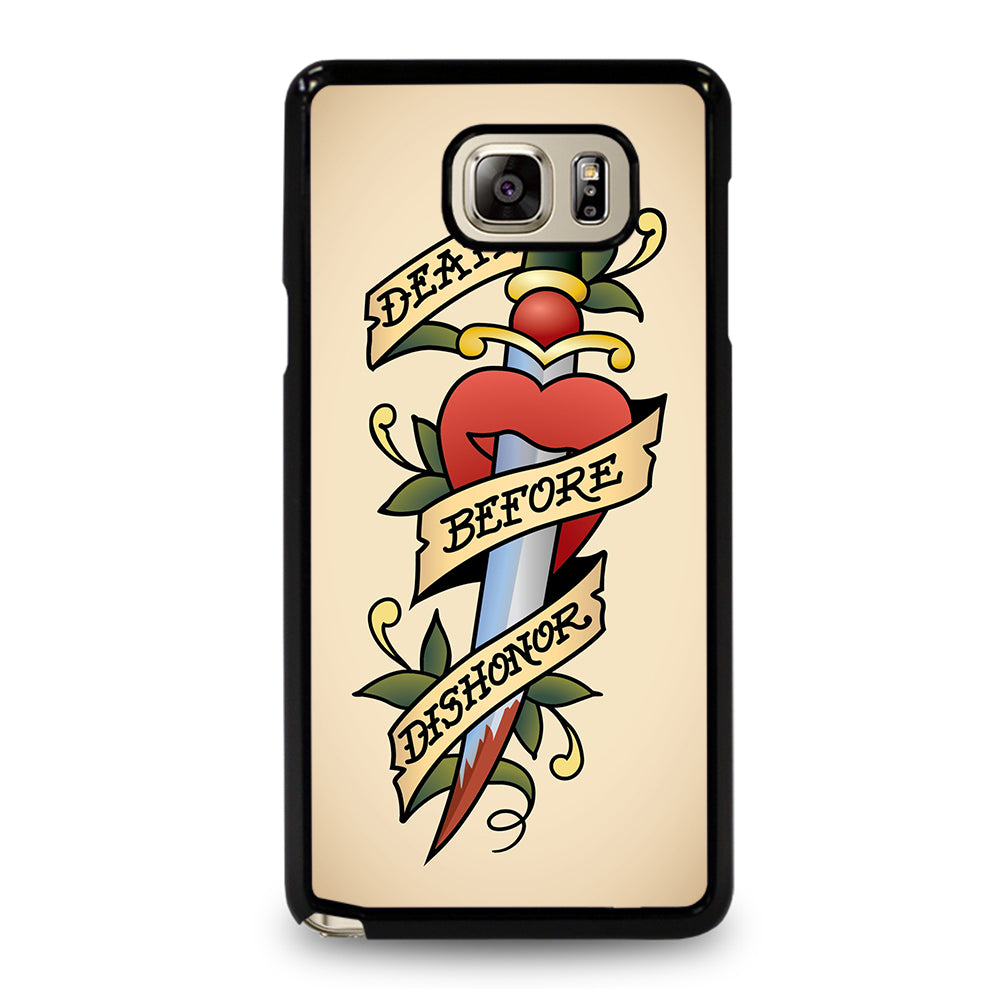 SAILOR JERRY DEATH BEFORE DISHONOR Samsung Galaxy Note 5 Case