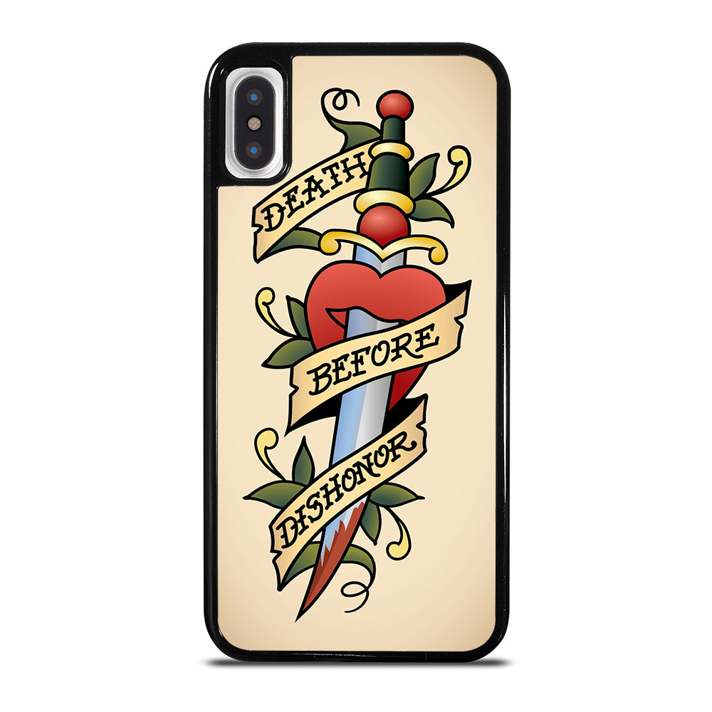 SAILOR JERRY DEATH BEFORE DISHONOR iPhone X / XS Case