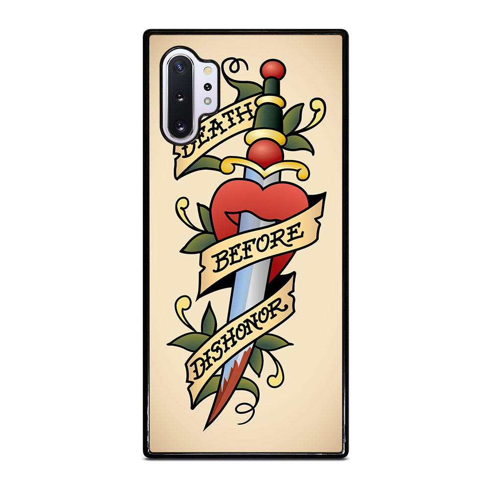 SAILOR JERRY DEATH BEFORE DISHONOR Samsung Galaxy Note 10 Plus Case