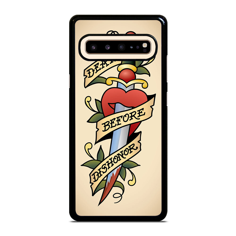 SAILOR JERRY DEATH BEFORE DISHONOR Samsung Galaxy S10 5G Case