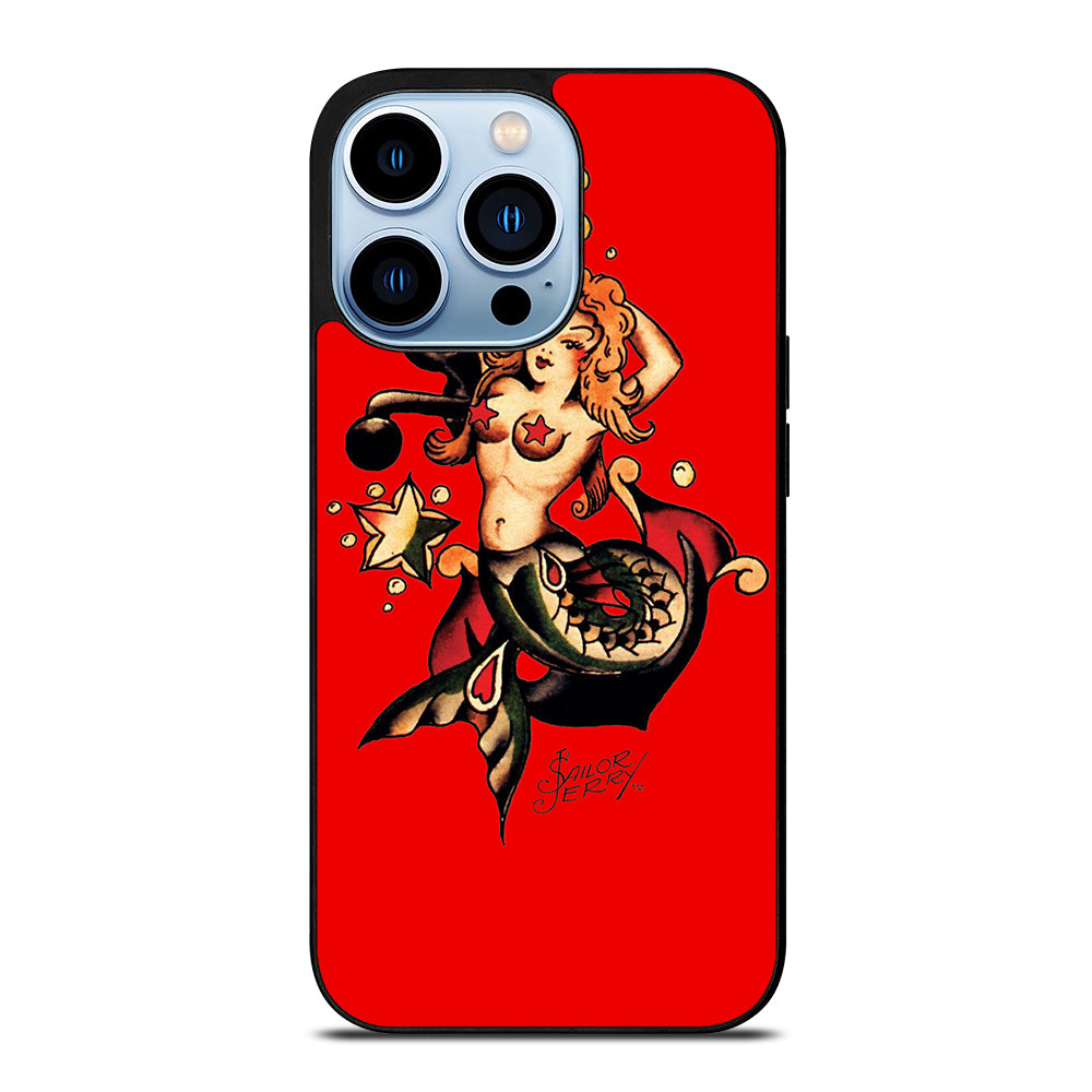 SAILOR JERRY MERMAID TATTOO iPhone 13 Pro Max Case
