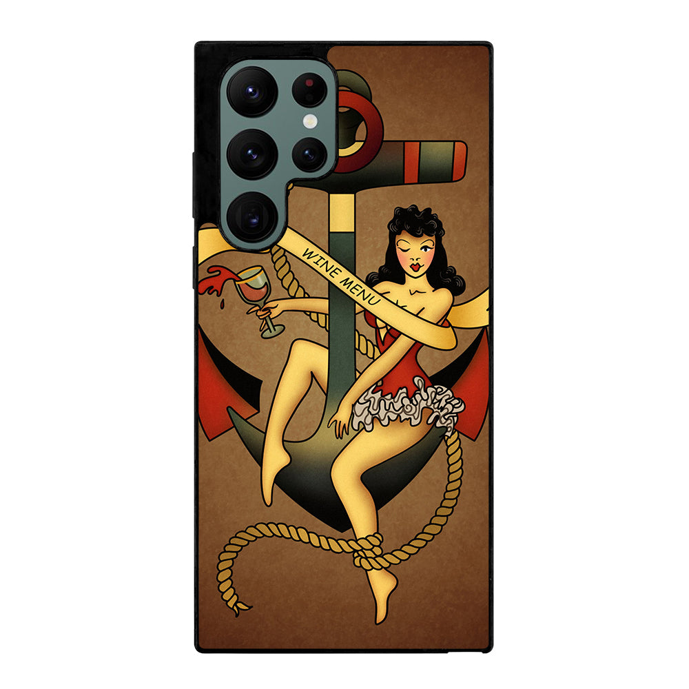 SAILOR JERRY WINE MENU Samsung Galaxy S22 Ultra 5G Case